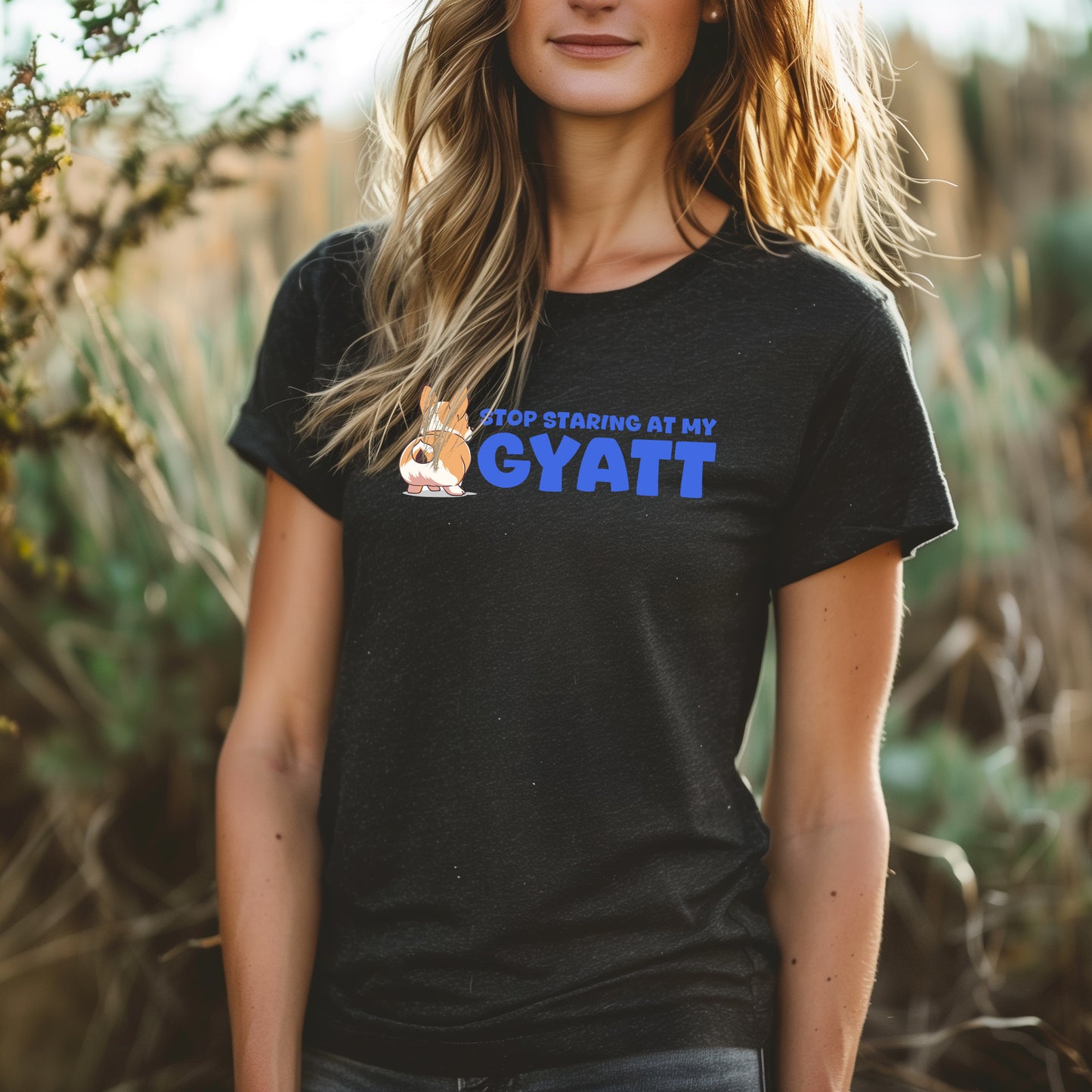 Gyatt - Corgi Butt Unisex T-Shirt - Adorable and Trendy Design