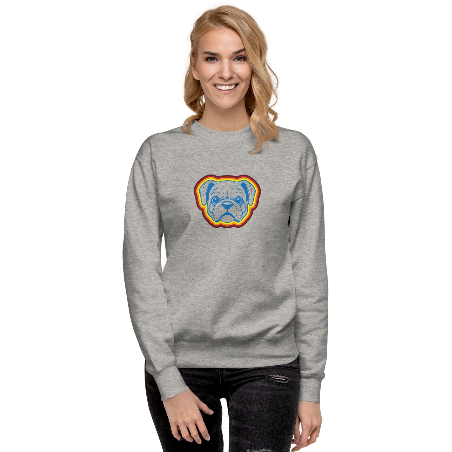 Frenchie/French Bulldog (Carolina) Unisex Premium Sweatshirt