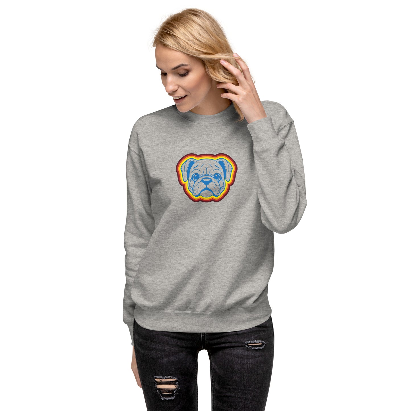 Frenchie/French Bulldog (Carolina) Unisex Premium Sweatshirt