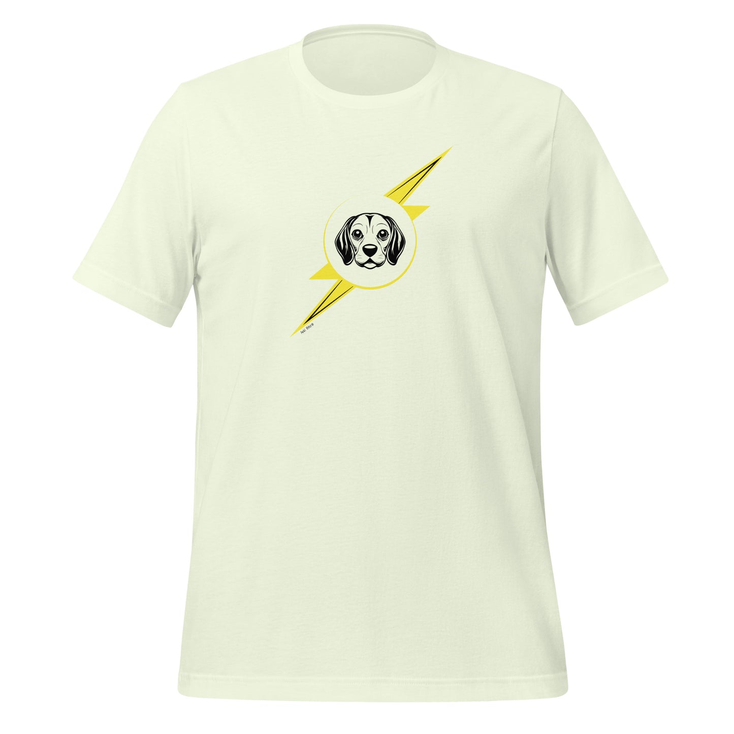 Beagle (Rusty) Lightning Bolt Unisex T-Shirt