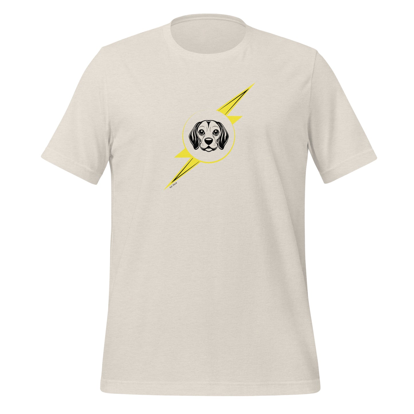 Beagle (Rusty) Lightning Bolt Unisex T-Shirt