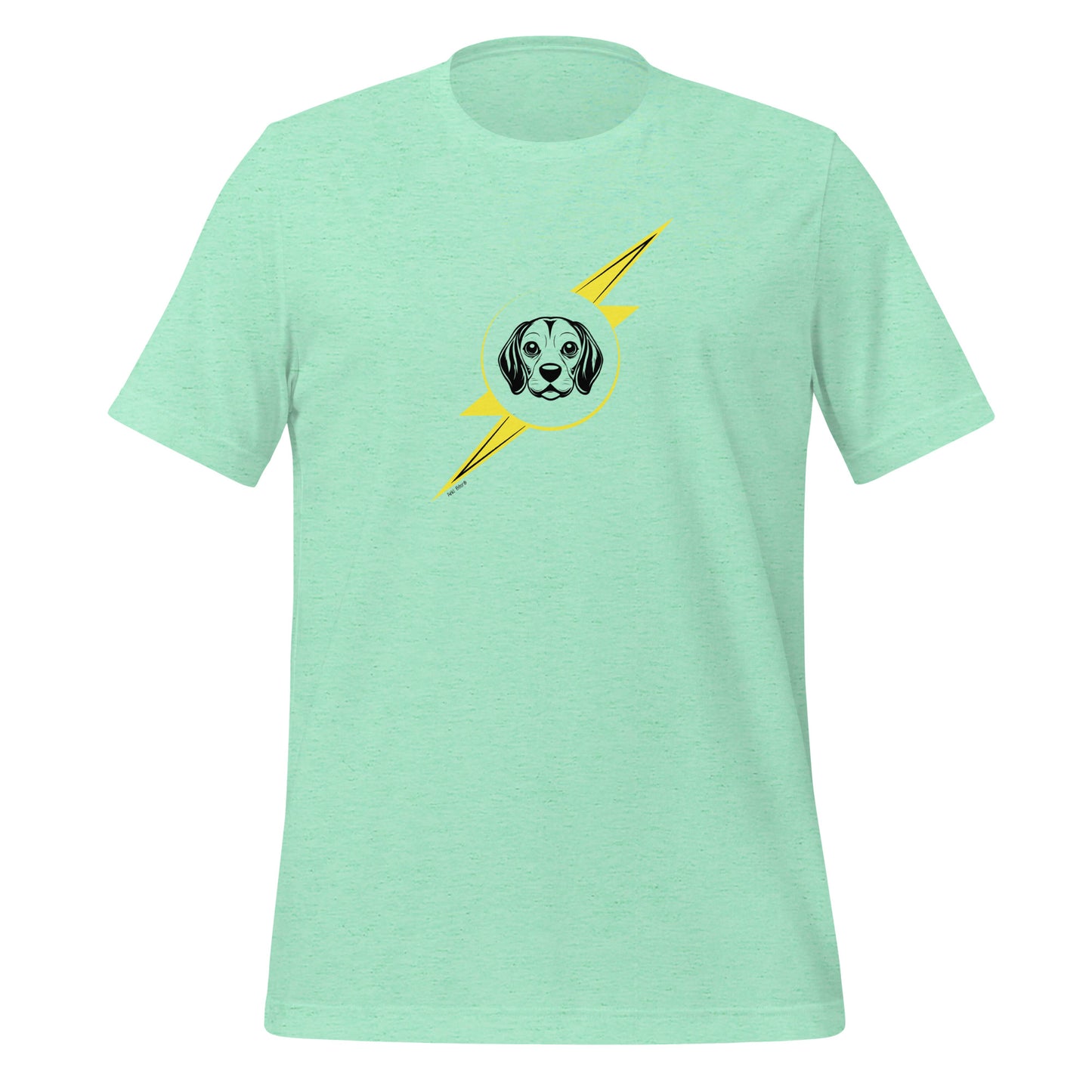 Beagle (Rusty) Lightning Bolt Unisex T-Shirt