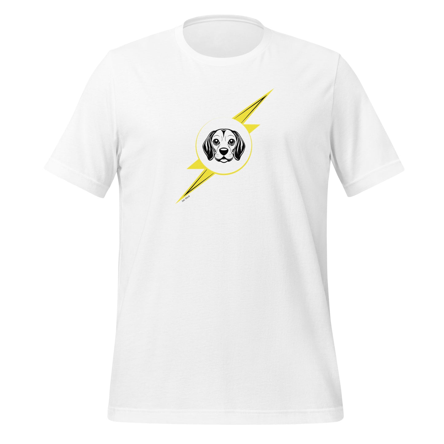 Beagle (Rusty) Lightning Bolt Unisex T-Shirt