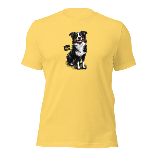 Border Collie Happy Times Unisex T-Shirt